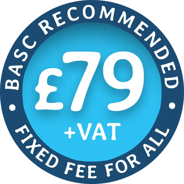 £79+VAT Fixed Fee