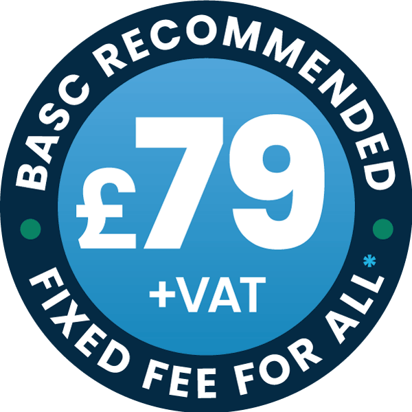 £79+VAT Fixed Fee